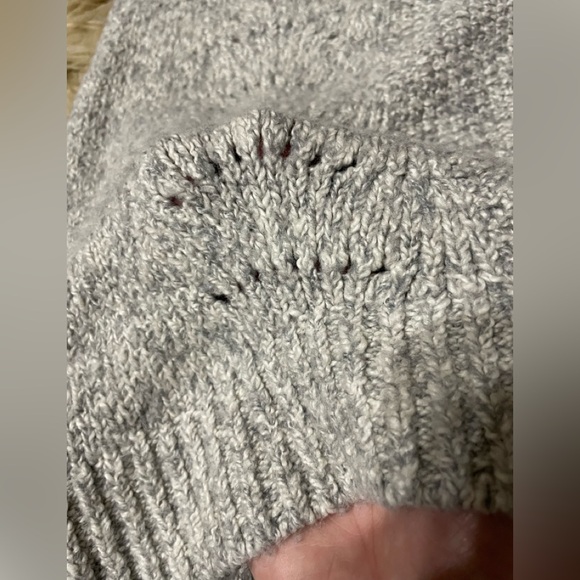 LOFT Women's Gray Super Soft Crew Neck Sweater - Picture 3 of 8